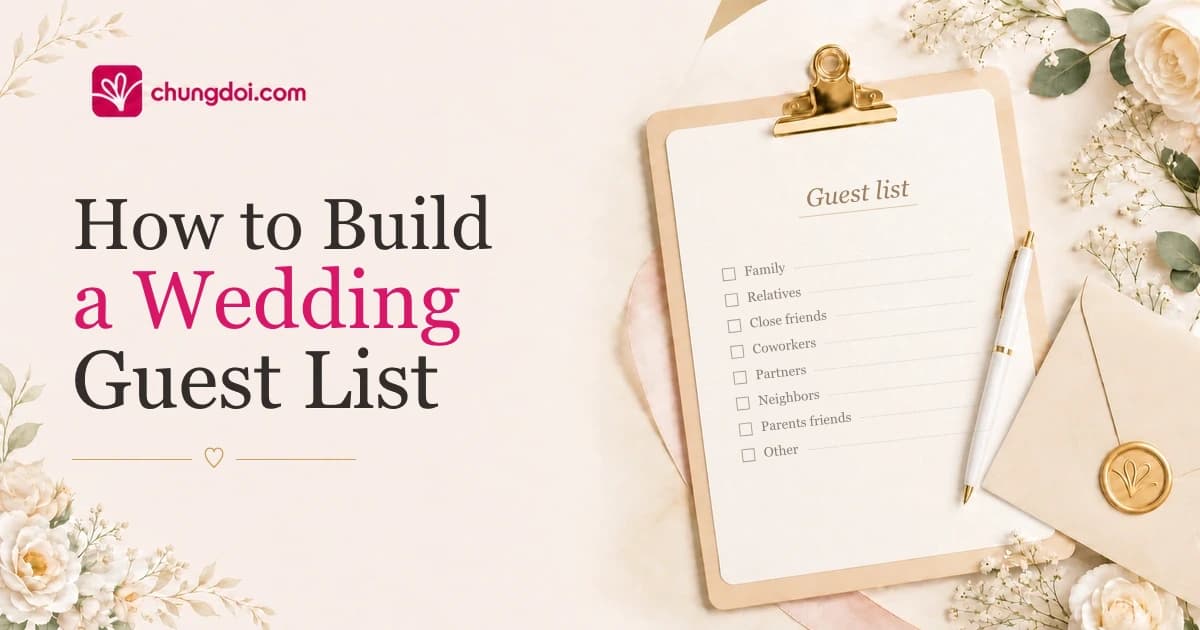 How to Build a Wedding Guest List